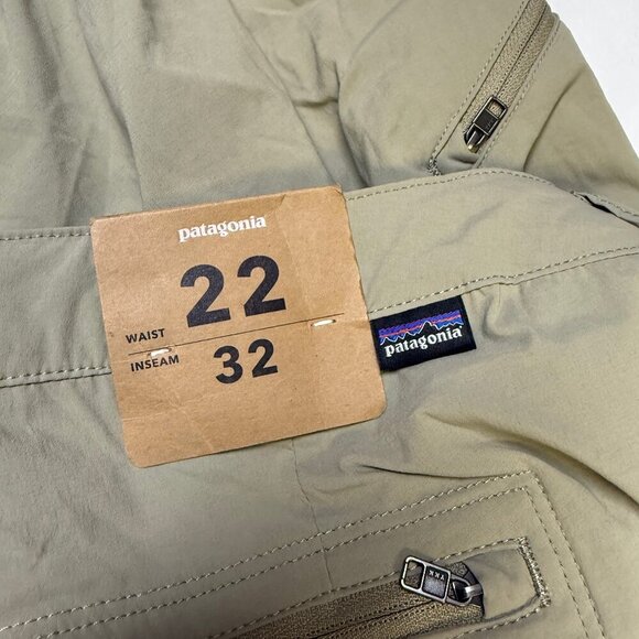 Patagonia Women’s Quandary Pants 22 Shale Tan Nylon Hiking NWT - Picture 10 of 16